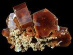Large, Ruby Red Vanadinite Crystals- Morocco #51281-1